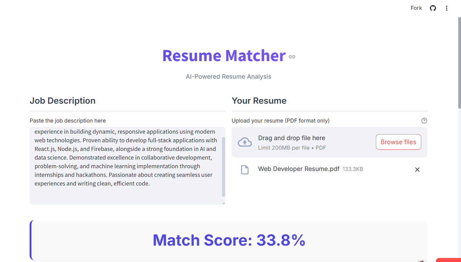 Resume Matcher